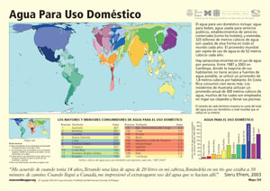 Worldmapper poster in Spanish